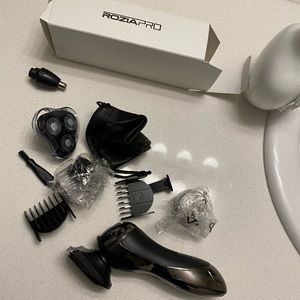 Men's face shaver and face cleaner